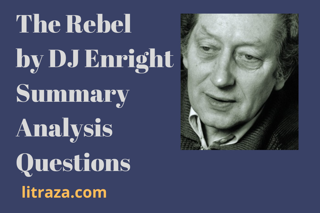 The Rebel by DJ Enright – Summary Analysis Questions