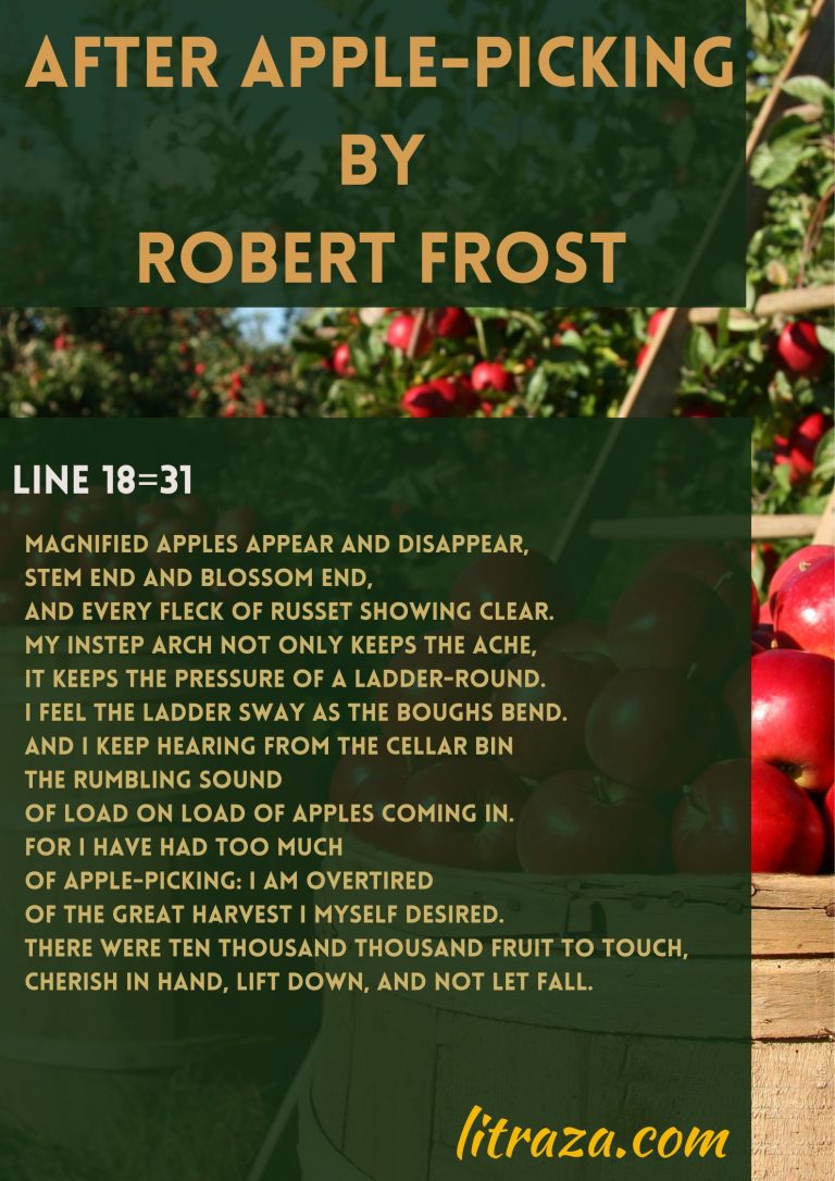 After ApplePicking by Robert Frost Summary Analysis Questions